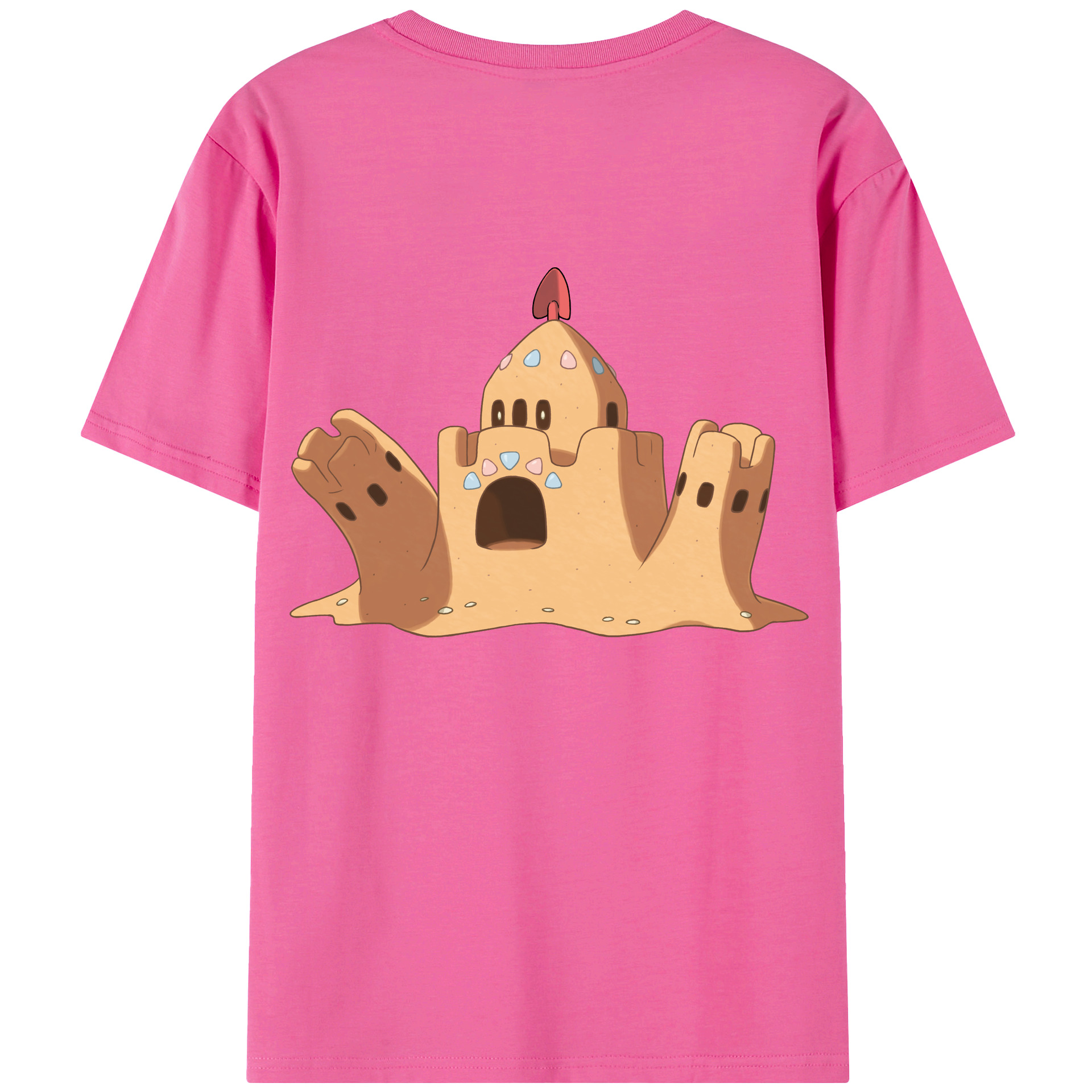 （画像用） ポケットモンスター Pokémon レディース半袖Tシャツ(バックプリント)